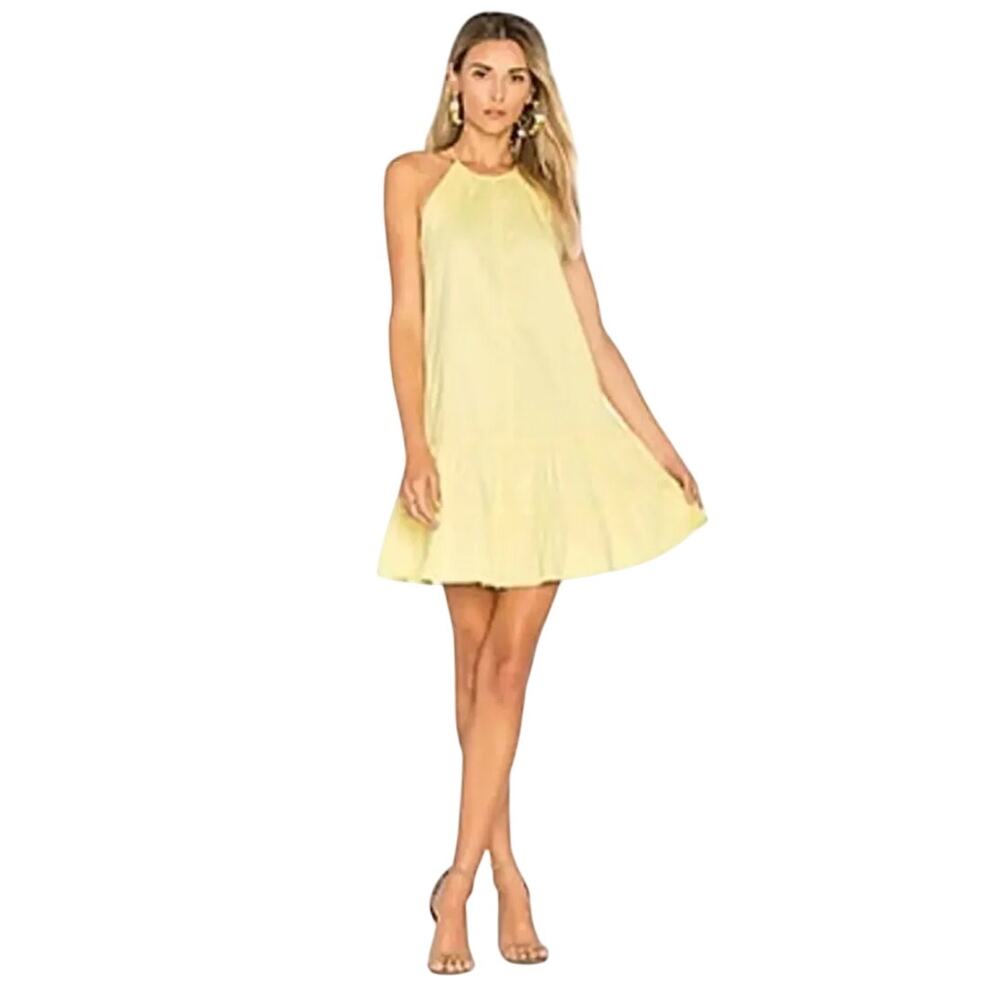 Rebecca Taylor Halter Style Dress - Butter Yellow - Size 4
